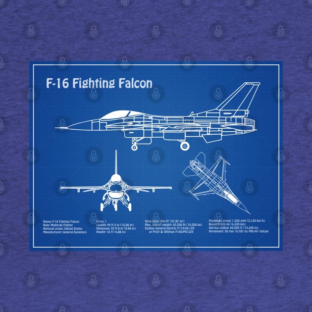 F-16 Fighting Falcon Fighter - AD by SPJE Illustration Photography